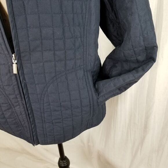 Jane Ashley Casual‎ Lifestyle Navy Quilted Jacket - Picture 5 of 10
